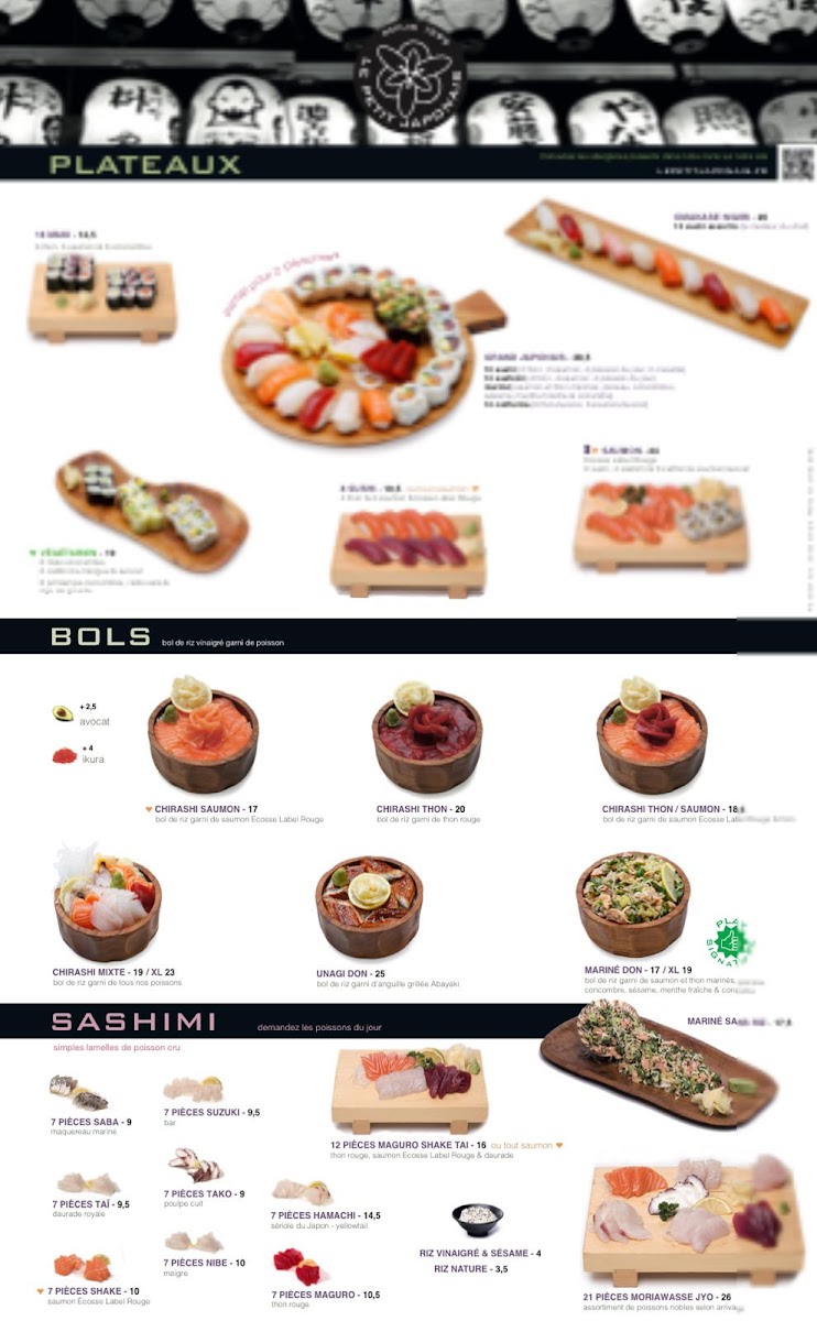 Le Petit Japonais Photo Menu 2