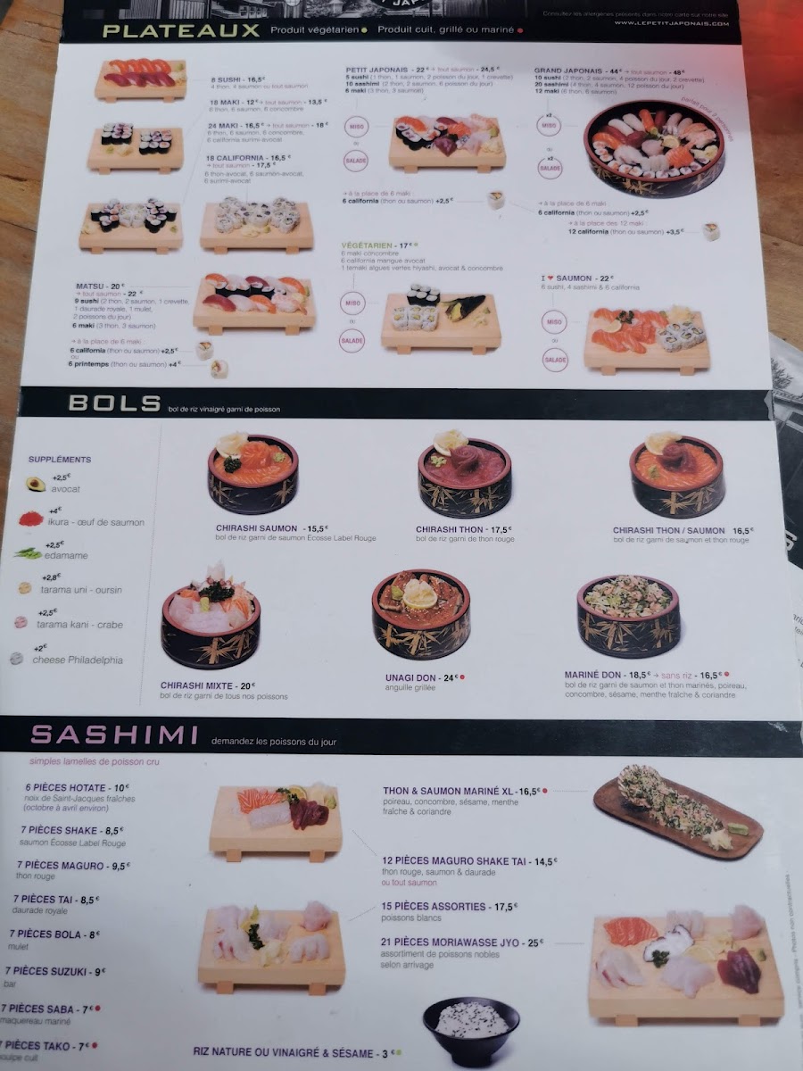 Le Petit Japonais Photo Menu 9