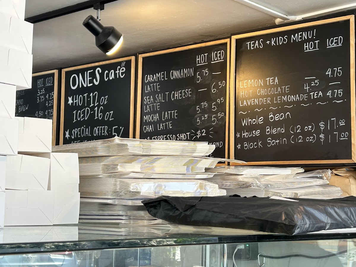 Ones Cafe & Bakery Photo Menu 1