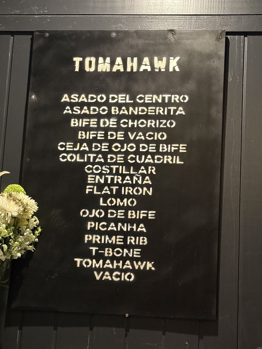 TOMAHAWK Photo Menu 10