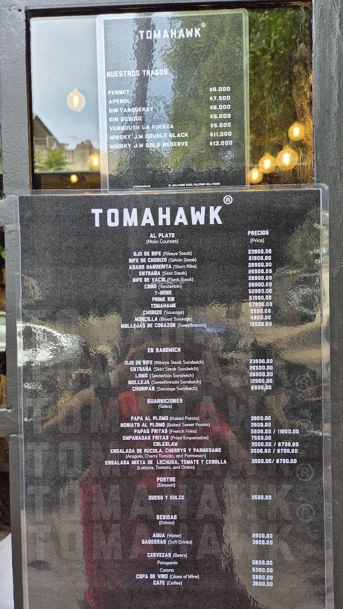 TOMAHAWK Photo Menu 3