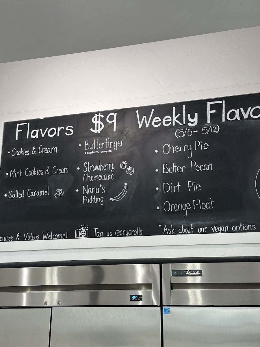 Cryo Rolls Photo Menu 2