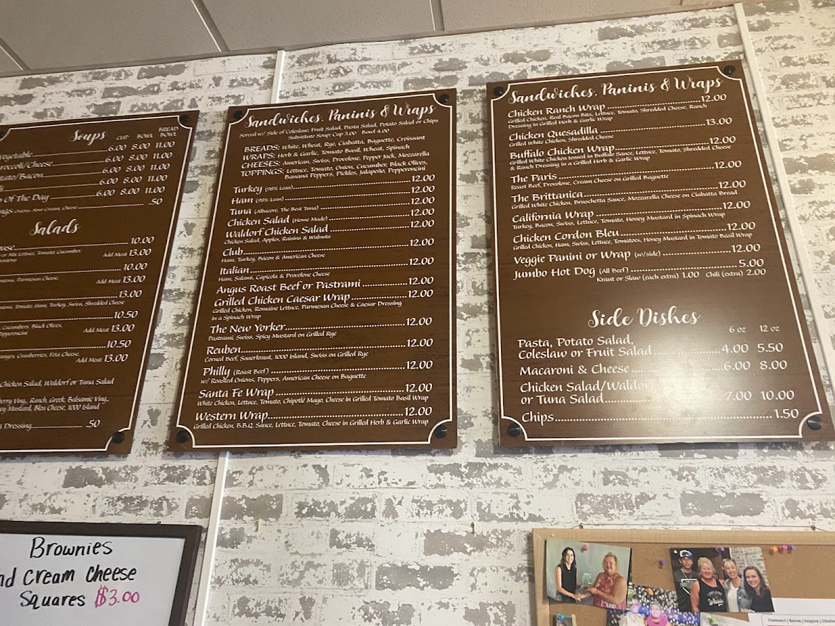 Downtown Cafe Photo Menu 1