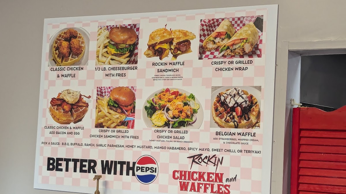 Rockin Chicken and Waffles Photo Menu 3
