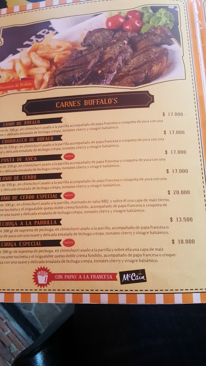 BUFFALO'S & CO. Photo Menu 7