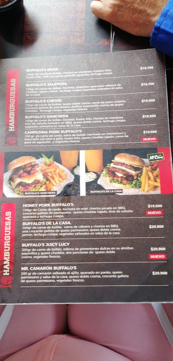 BUFFALO'S & CO. Photo Menu 9