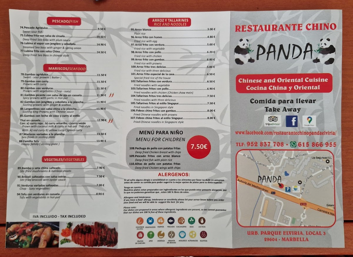 Restaurante chino Panda Photo Menu 2