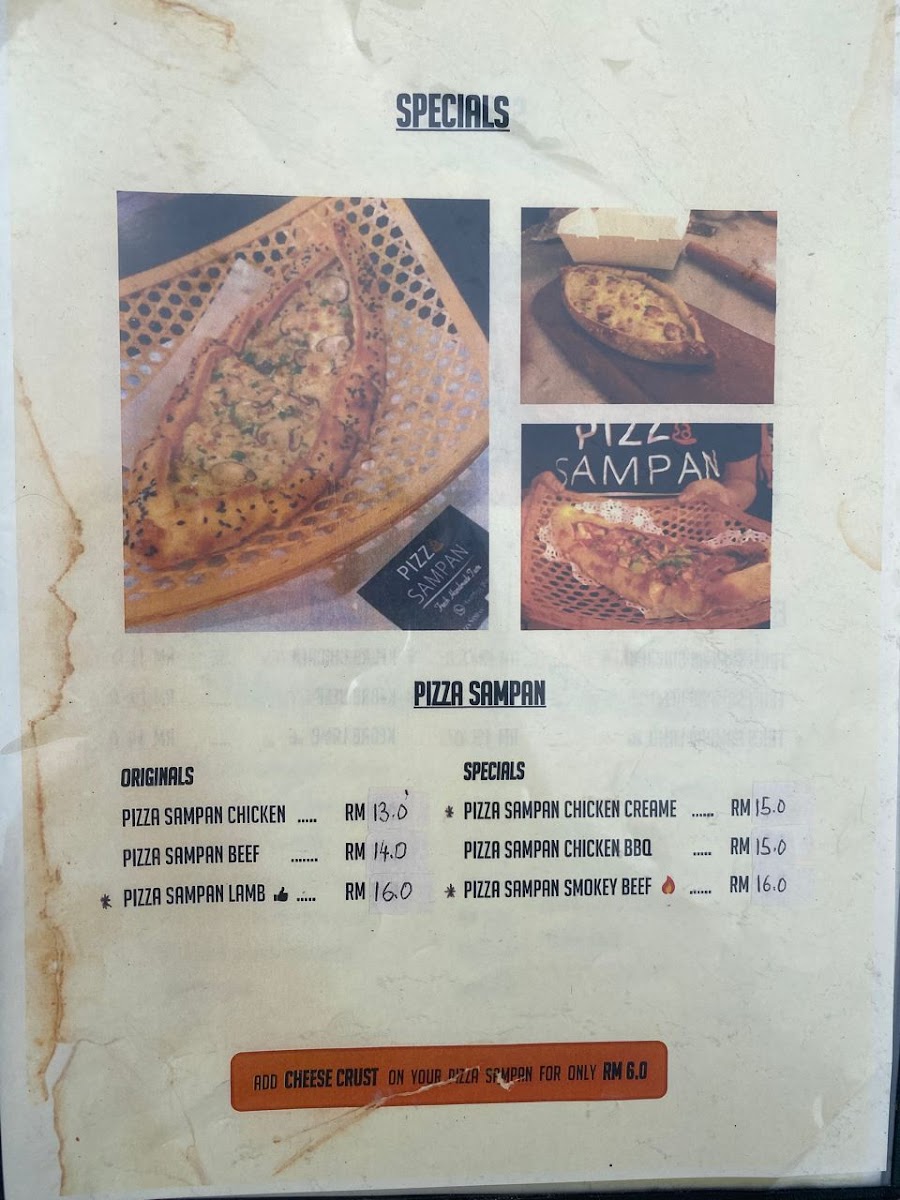 Cafe Pizza Sampan Photo Menu 3