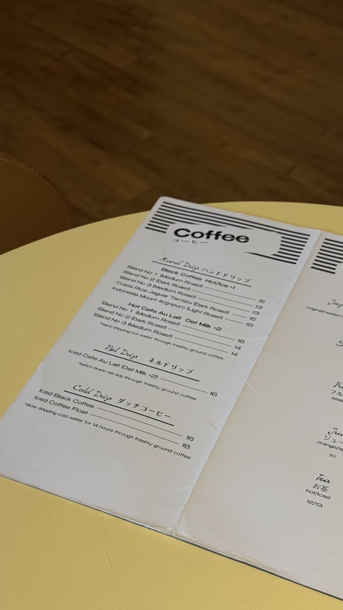 Sunday Morning Coffee Shop Photo Menu 10