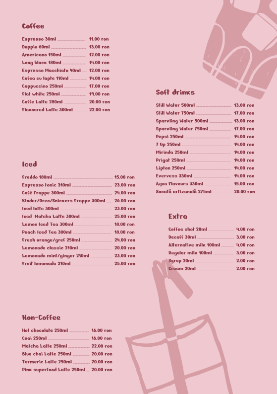 Manila Coffee Photo Menu 1
