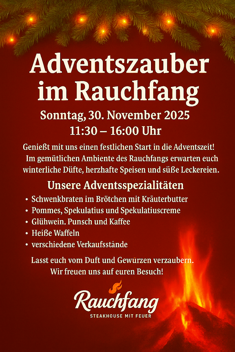 Rauchfang Steakhouse mit Feuer Photo Menu 2