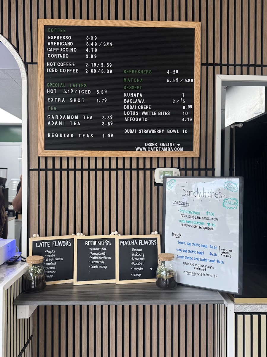 Cafe Tamra Photo Menu 6