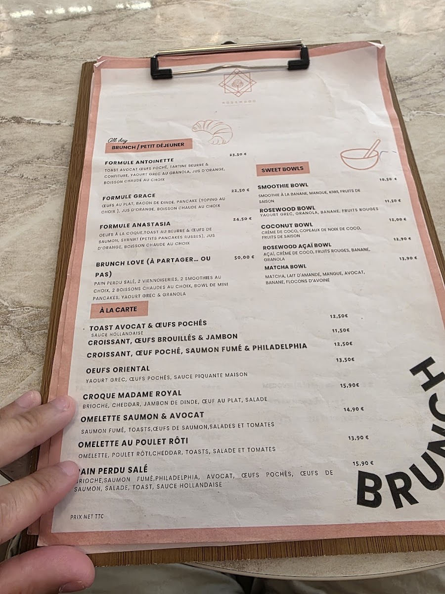Rosewood Cafe Photo Menu 3