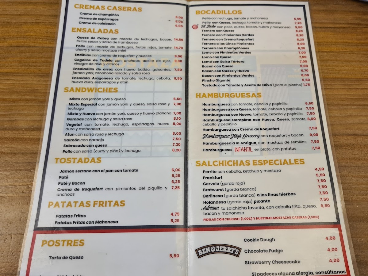 Bocadillería Mostaza Photo Menu 4
