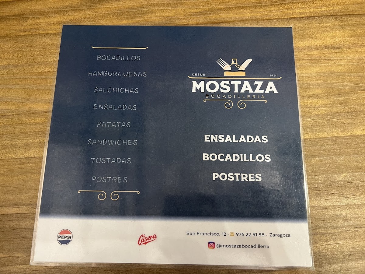 Bocadillería Mostaza Photo Menu 6