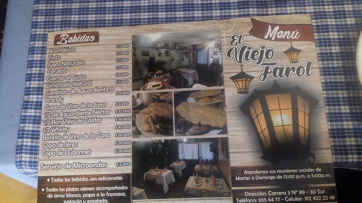 Restaurante el viejo farol Photo Menu 2