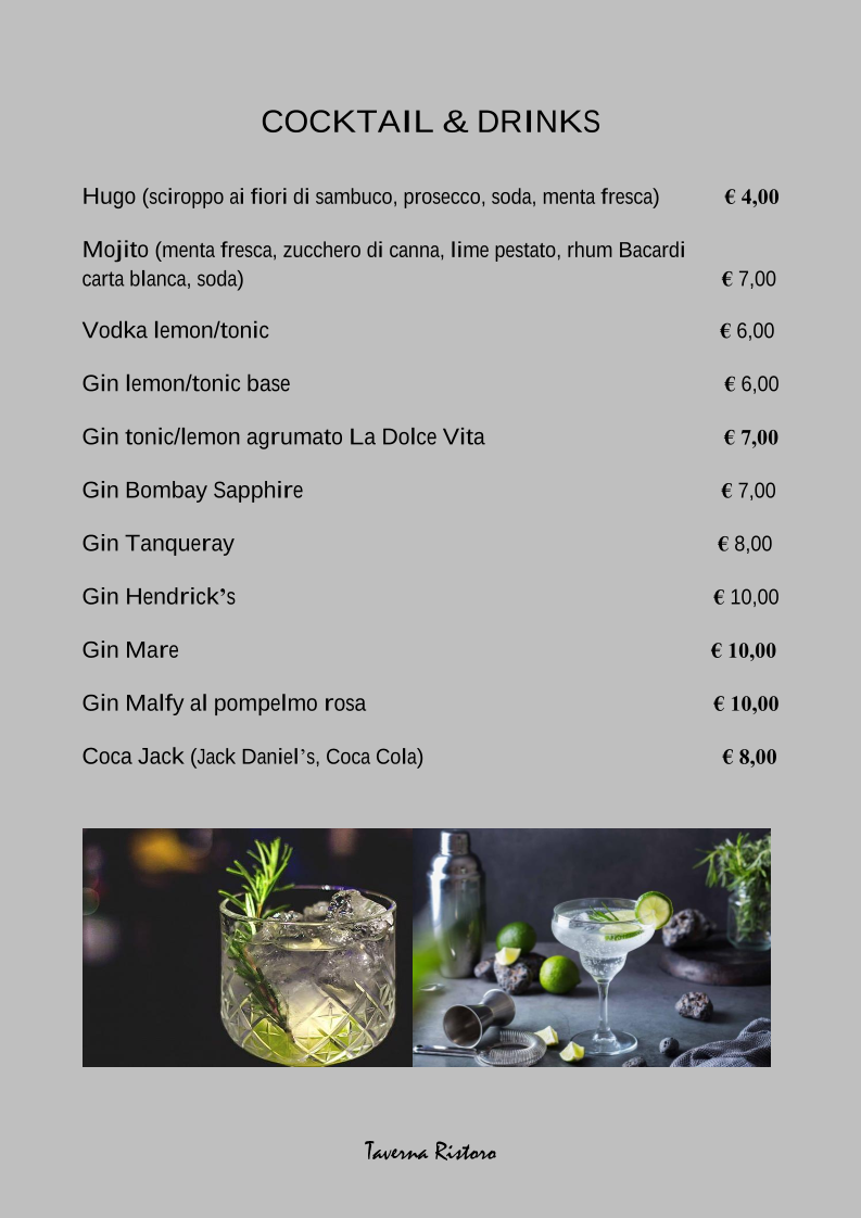 Taverna Ristoro Di Frattini Rosella Susie Photo Menu 3