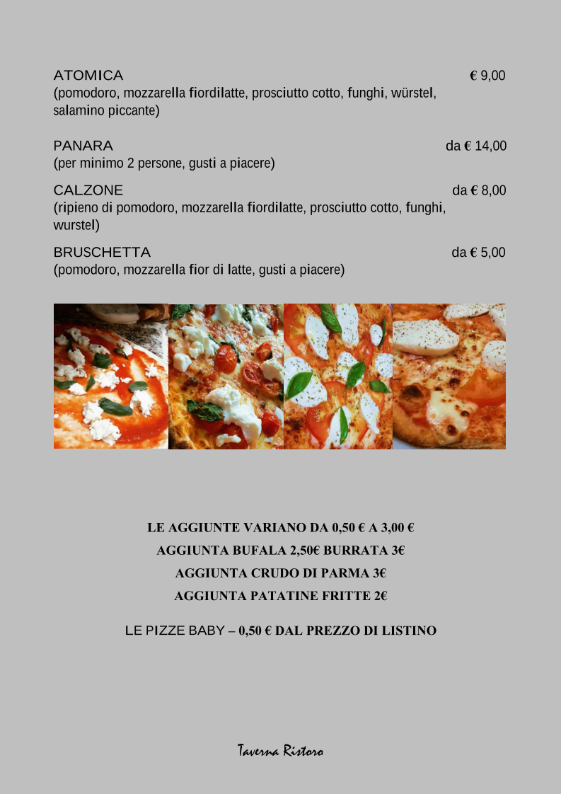Taverna Ristoro Di Frattini Rosella Susie Photo Menu 8