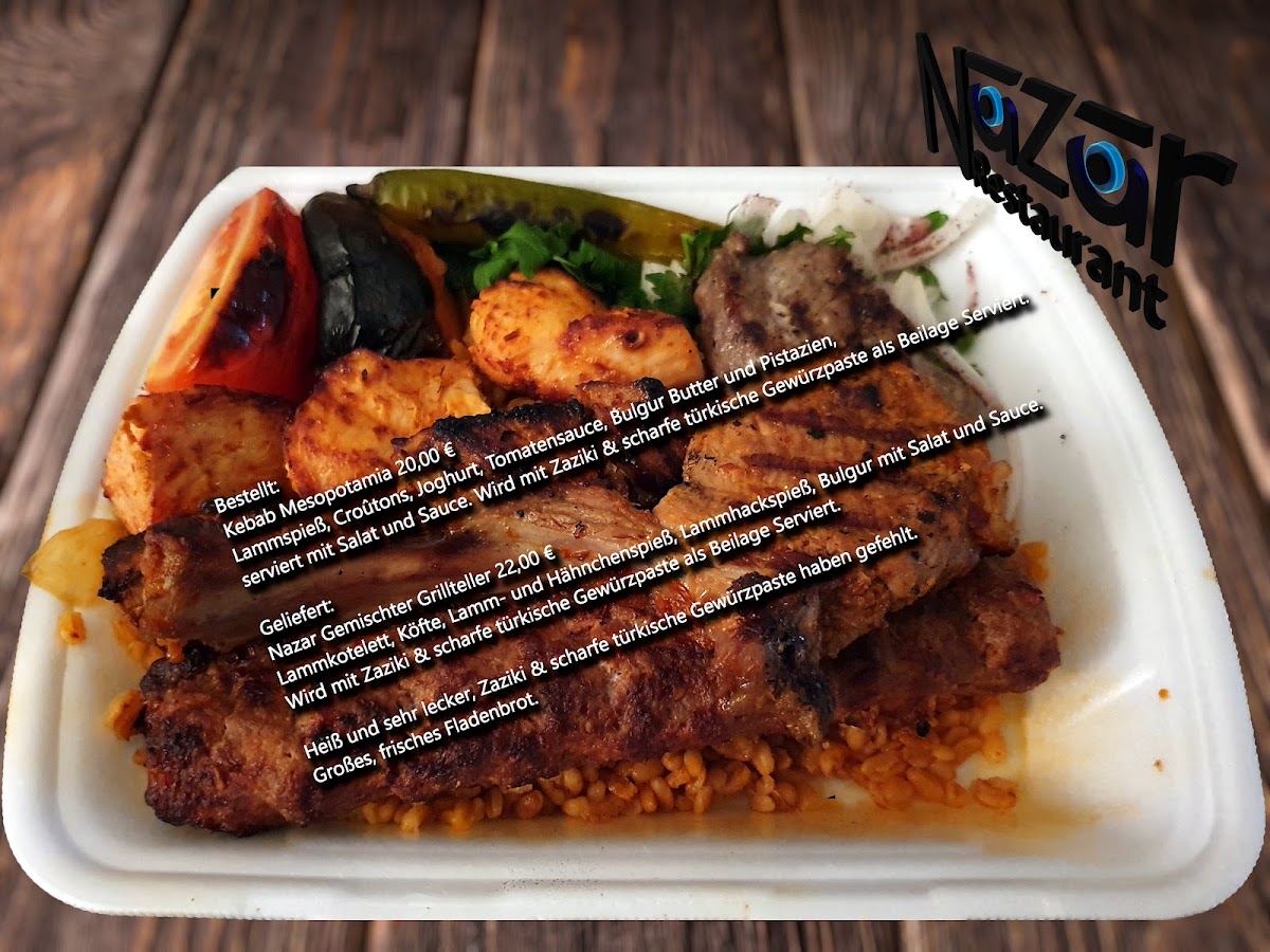 Nazar Restaurant Hannover Photo Menu 10