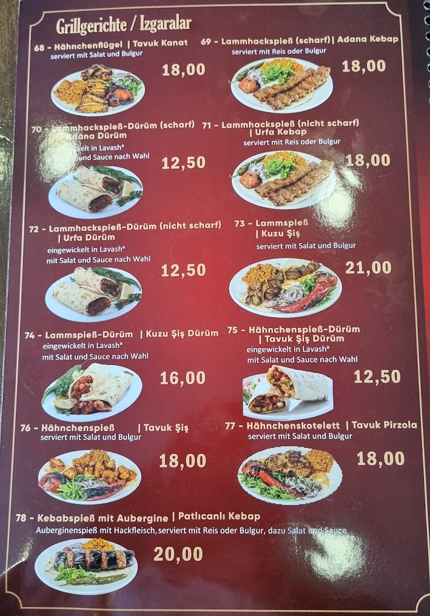 Nazar Restaurant Hannover Photo Menu 4