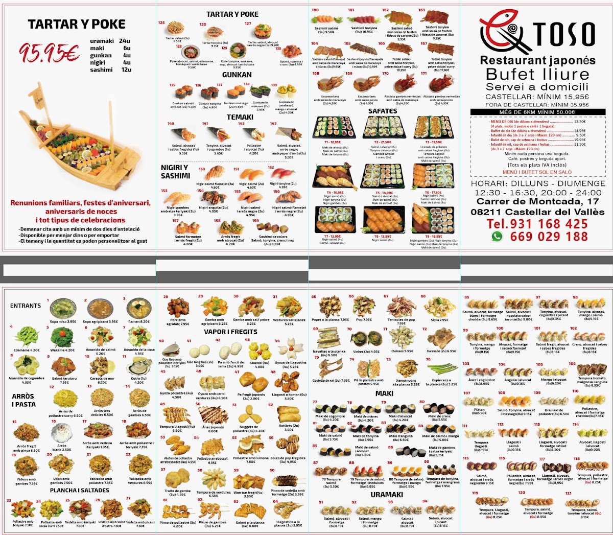 TOSO II sushi Photo Menu 9