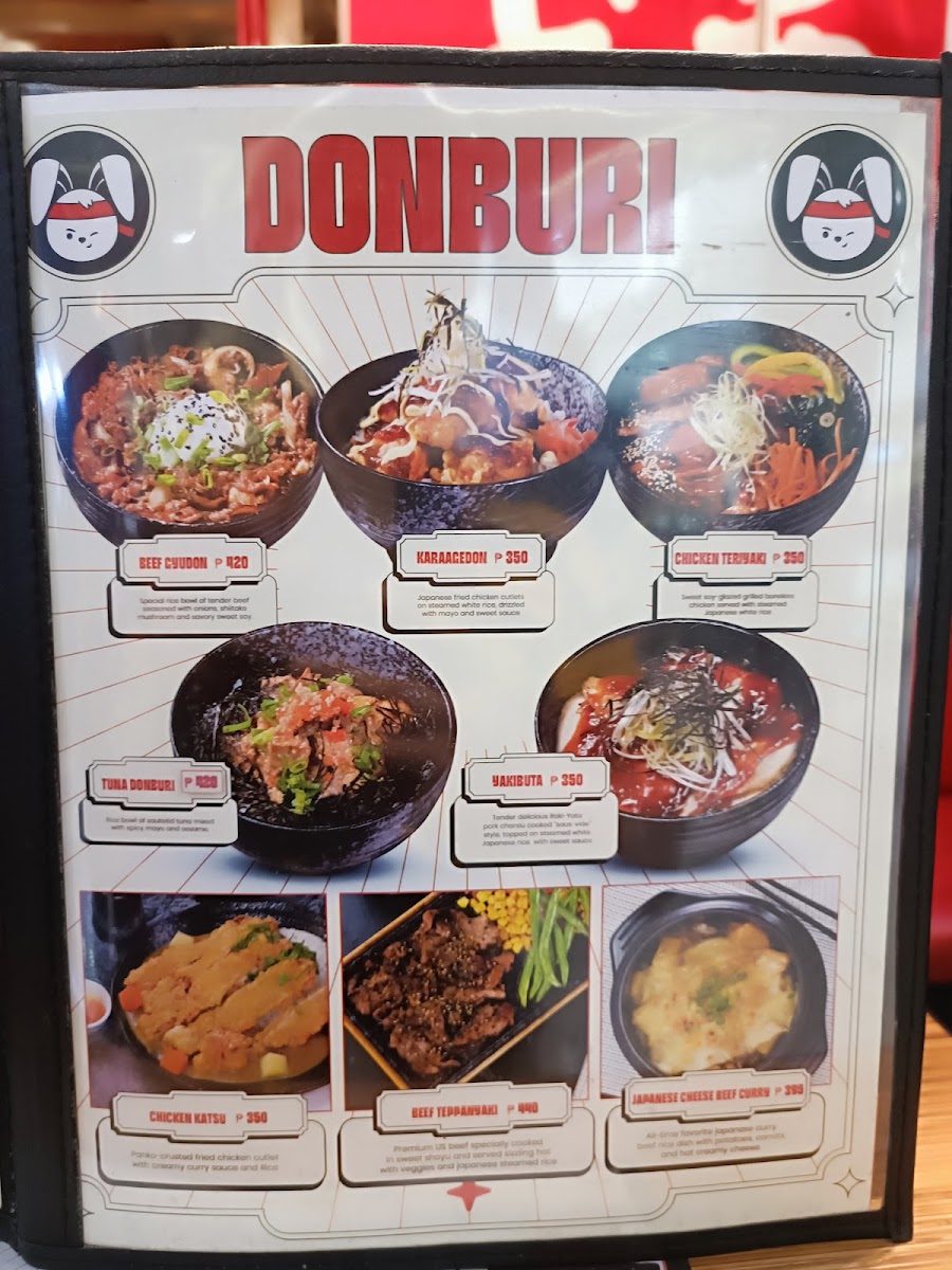 Raki-Yata Ramen SM CDO Downtown Photo Menu 5