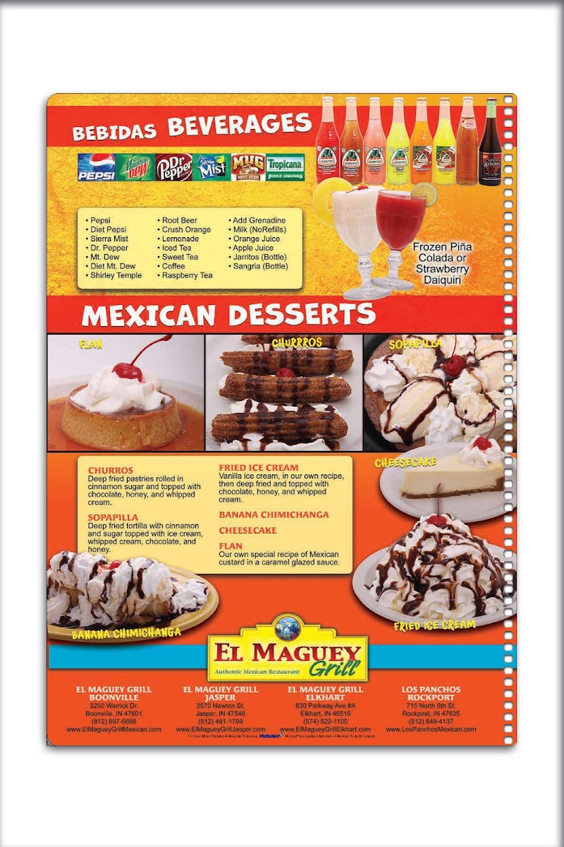 El Maguey Grill Mexican Restaurant Photo Menu 10