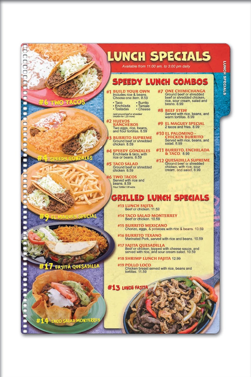 El Maguey Grill Mexican Restaurant Photo Menu 9
