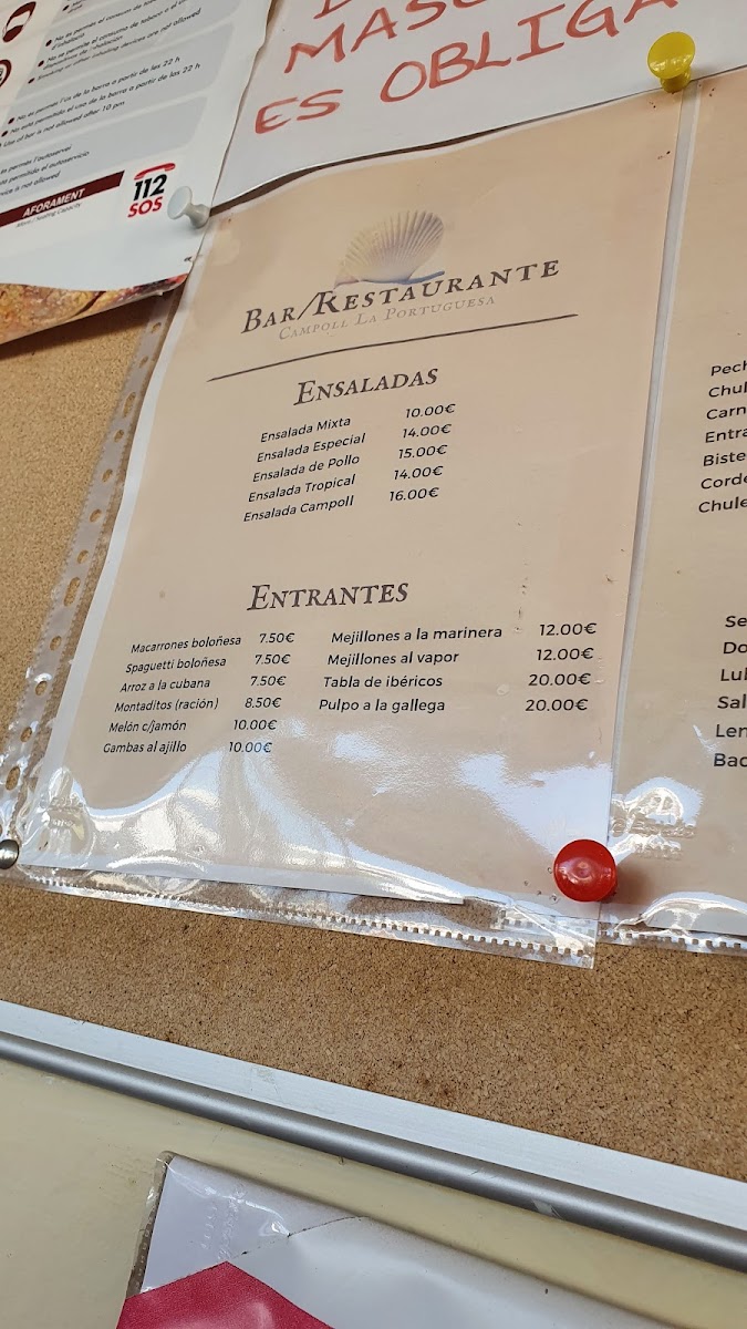 Bar Restaurante Can Poll Photo Menu 8
