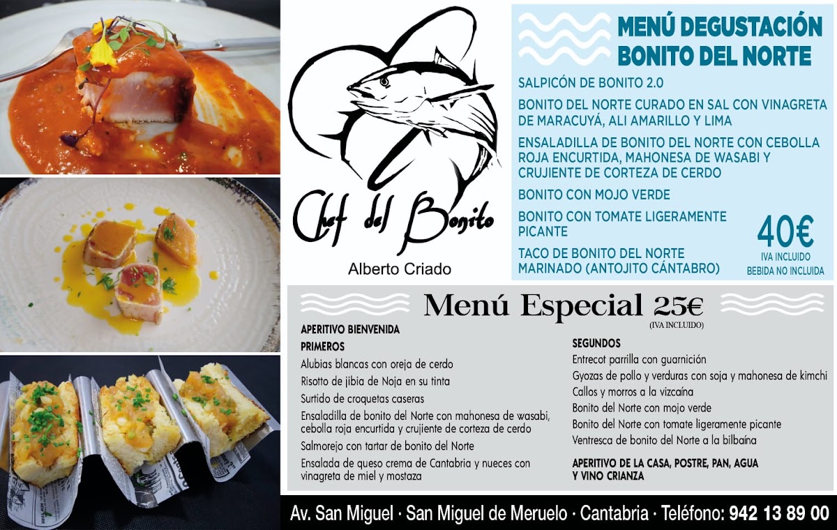 El Chef del Bonito Photo Menu 5