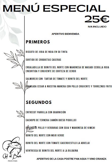 El Chef del Bonito Photo Menu 7