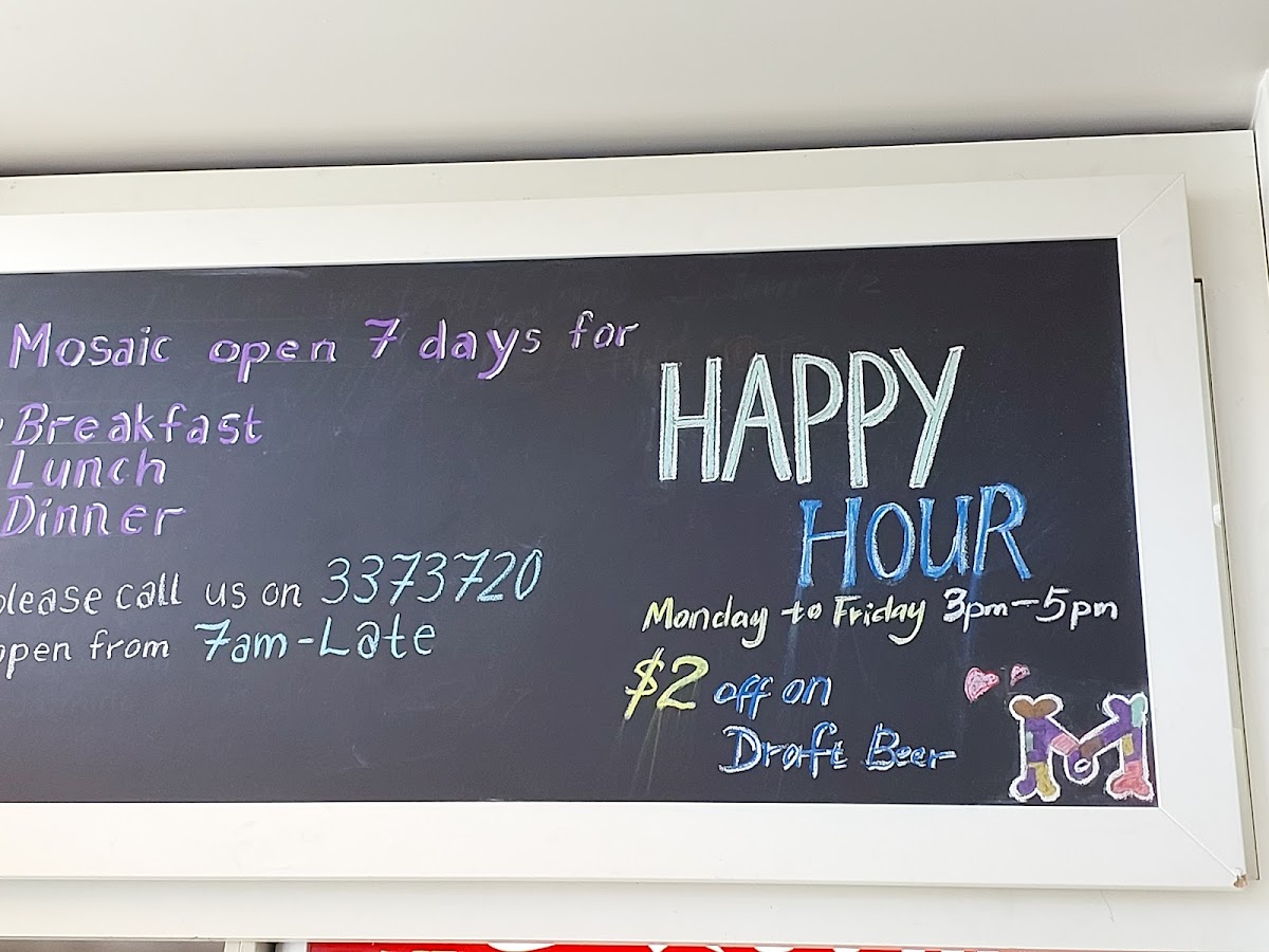 Cafe Mosaic Photo Menu 4