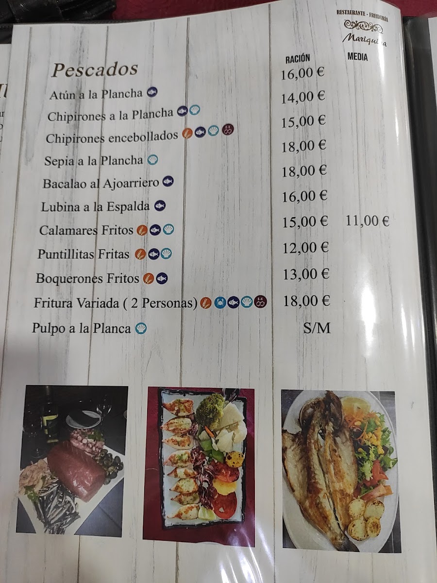 Mariquino Photo Menu 1