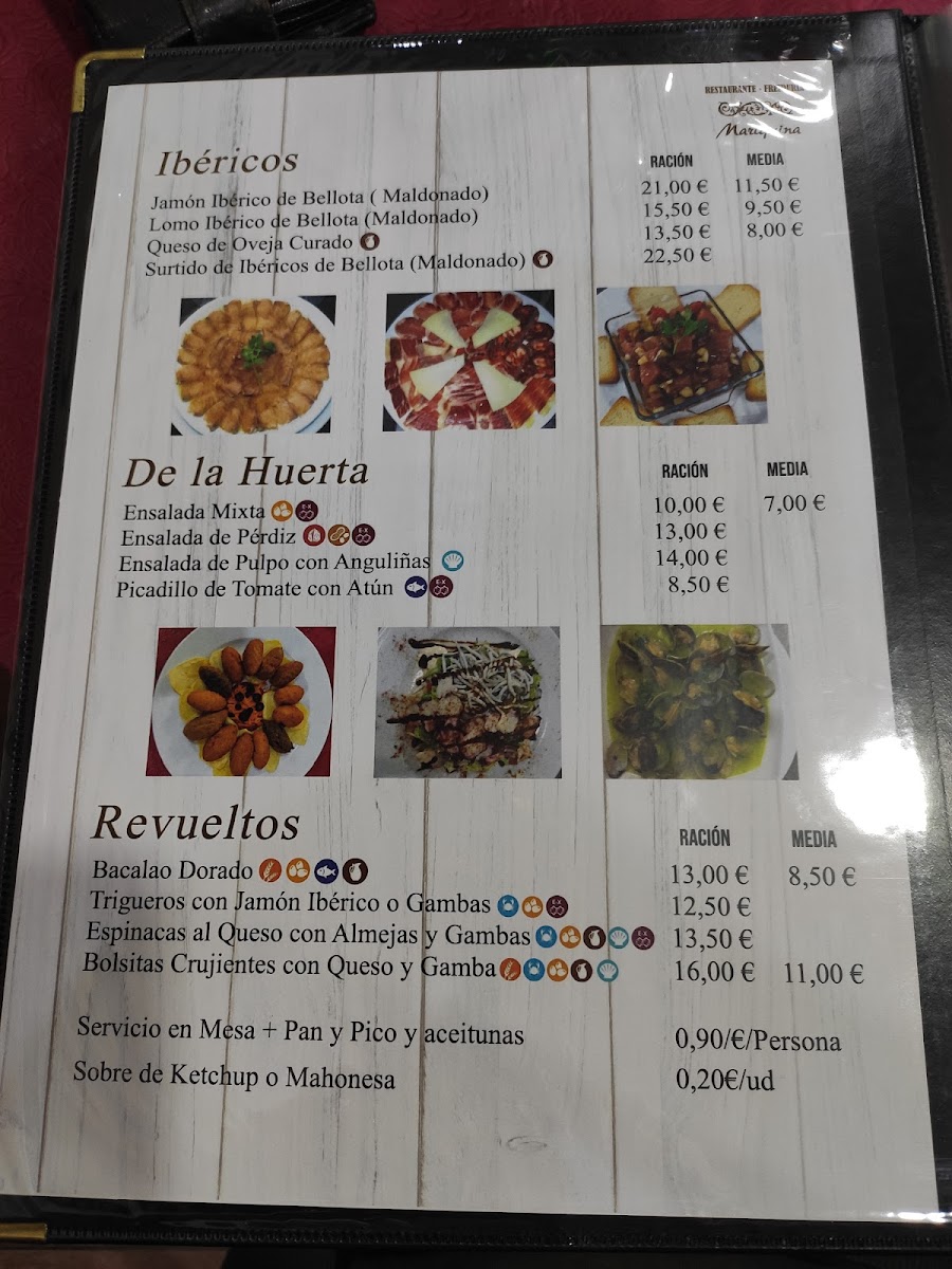 Mariquino Photo Menu 3