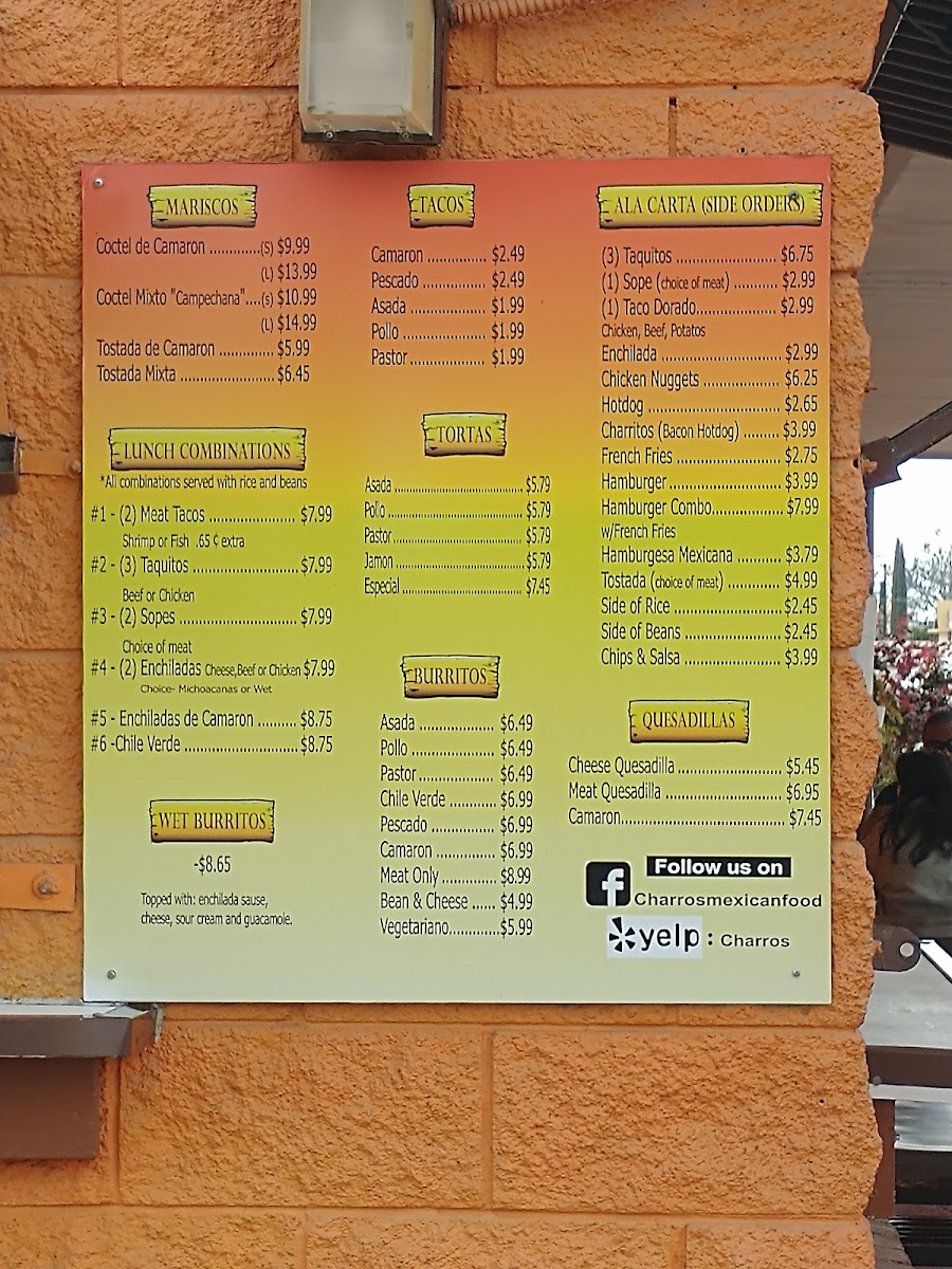 Charros Mexican Food Photo Menu 5