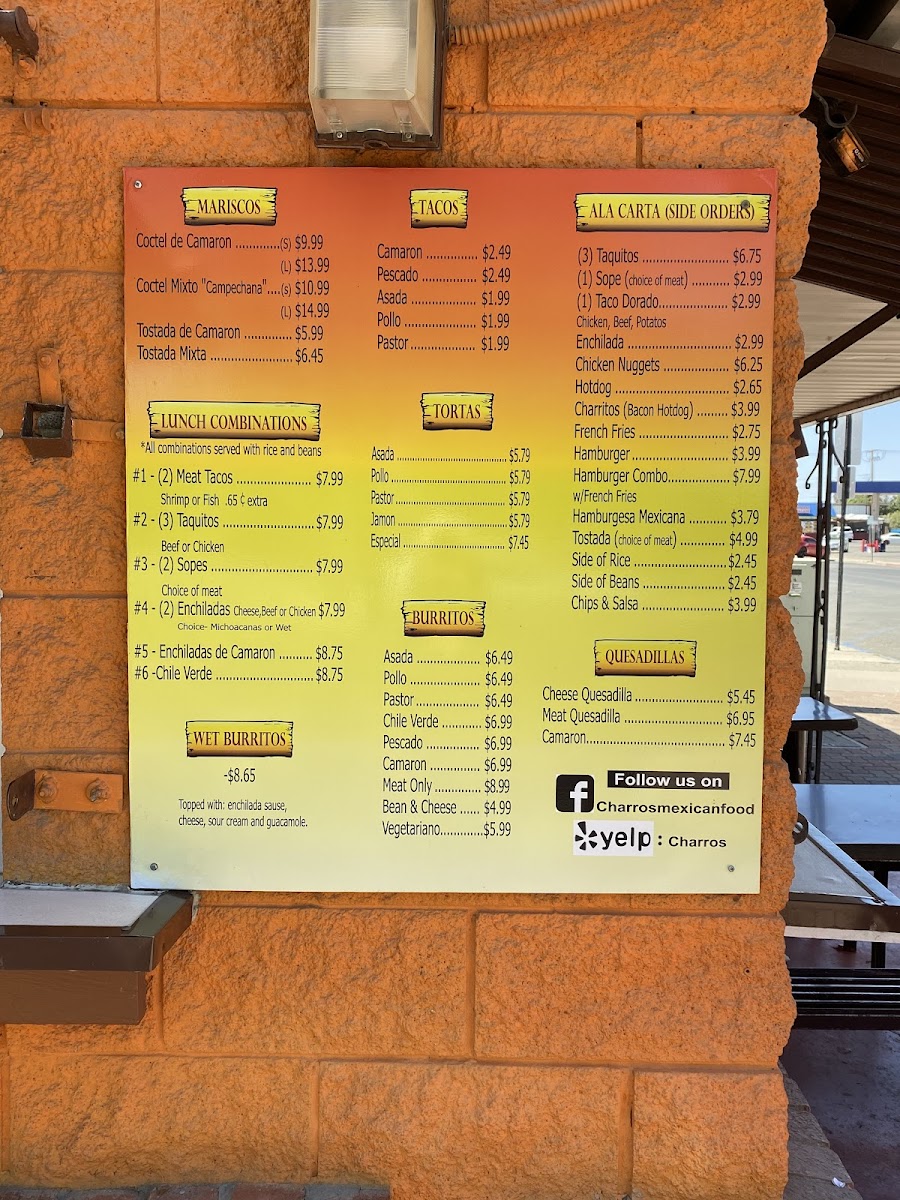 Charros Mexican Food Photo Menu 7