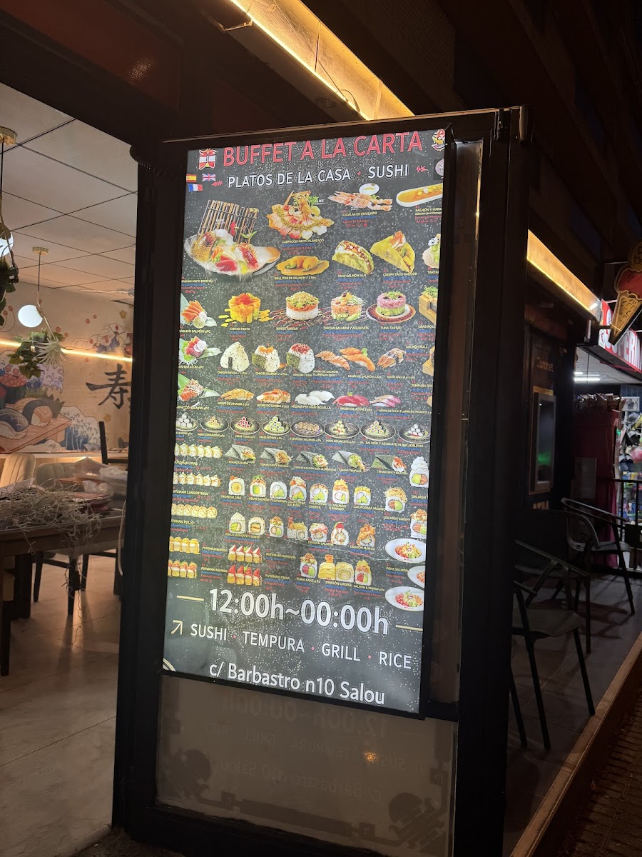 Restaurant Japones Tempura Photo Menu 2