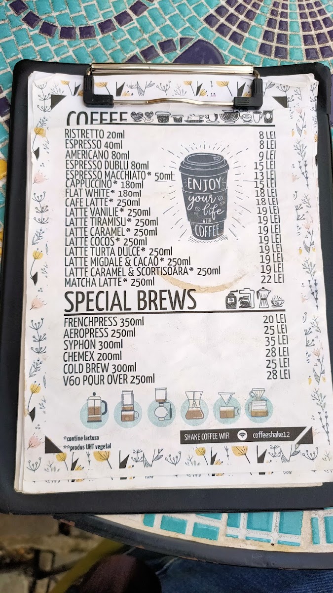 Shake Coffee Photo Menu 7