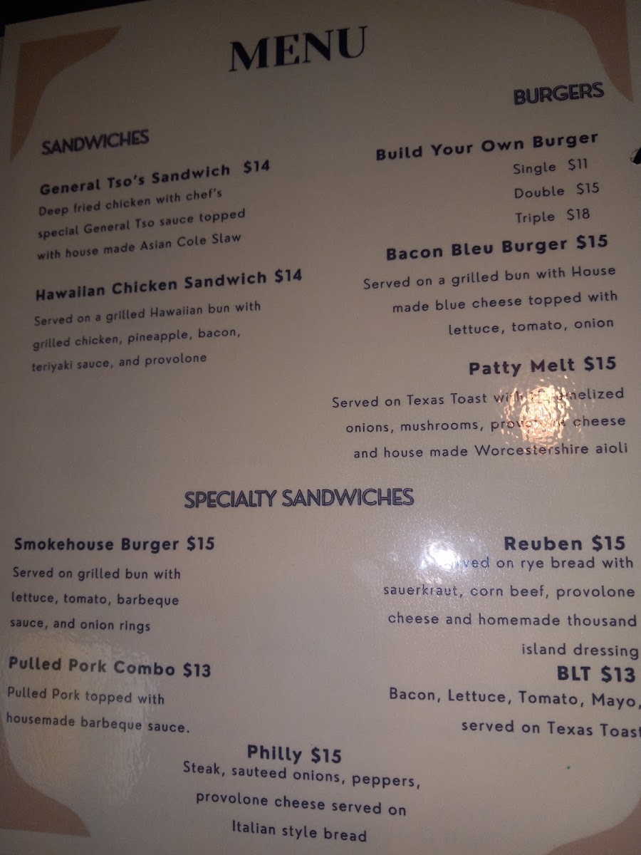 Barnyard BBQ Photo Menu 2