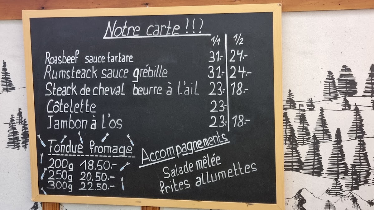Restaurant de la Grébille, Bühler Gilles Photo Menu 1