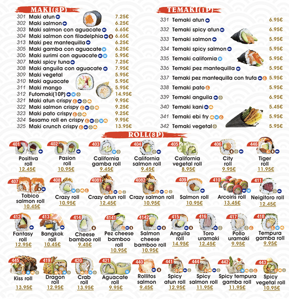 Ichibanice Sushi Ramen Photo Menu 2