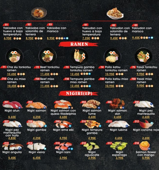 Ichibanice Sushi Ramen Photo Menu 5