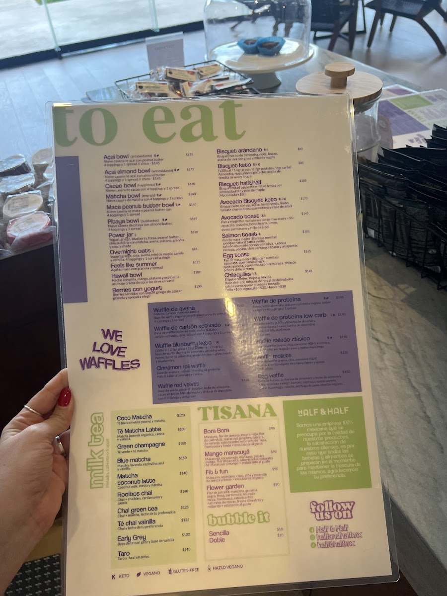 Half and Half Photo Menu 1