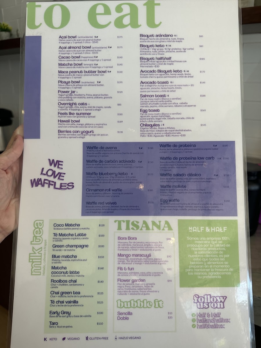 Half and Half Photo Menu 3