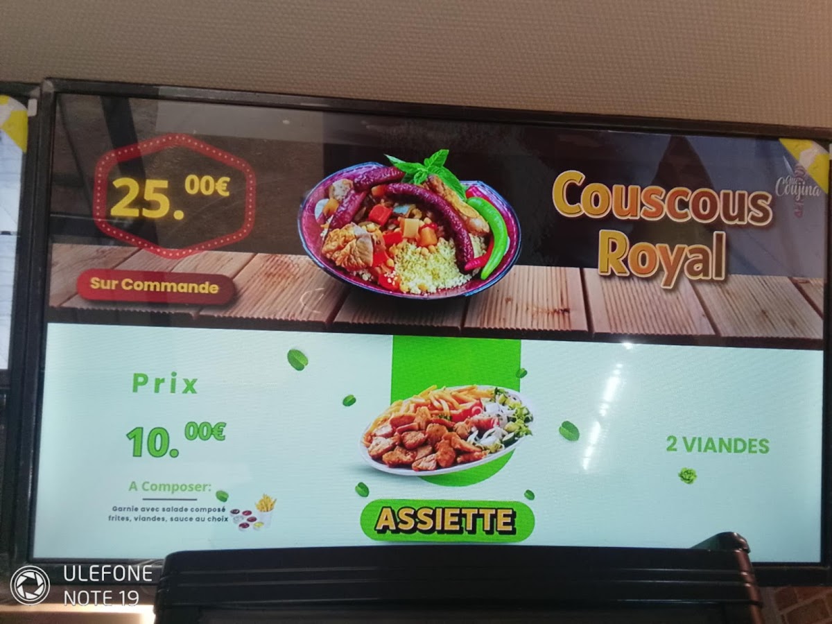 Allo coujina Photo Menu 2