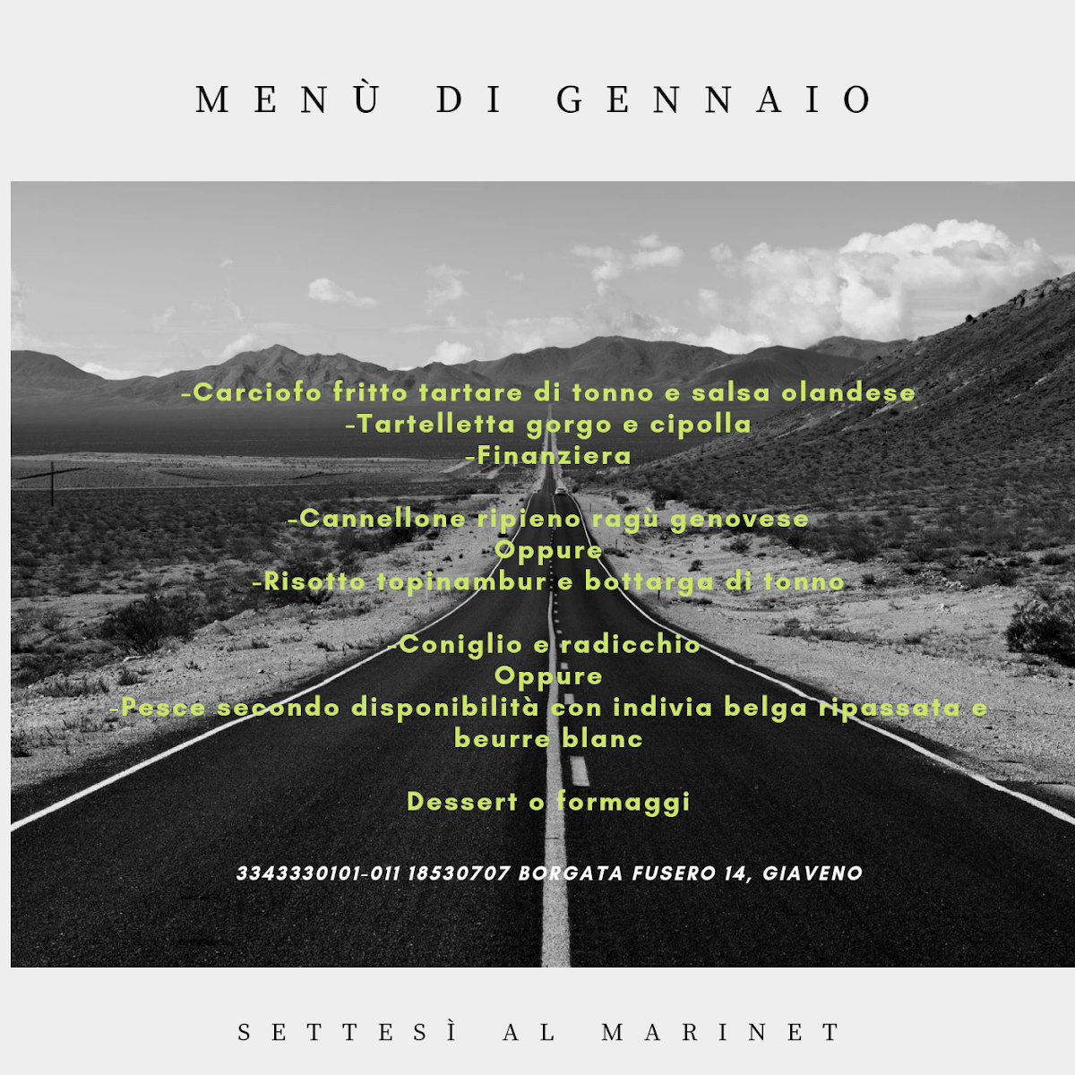SETTESì al MARINET trattoria900mt Photo Menu 7