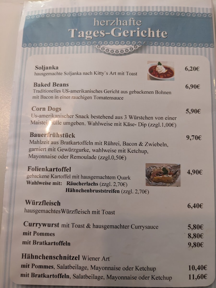 Kitty's Candy World Photo Menu 1