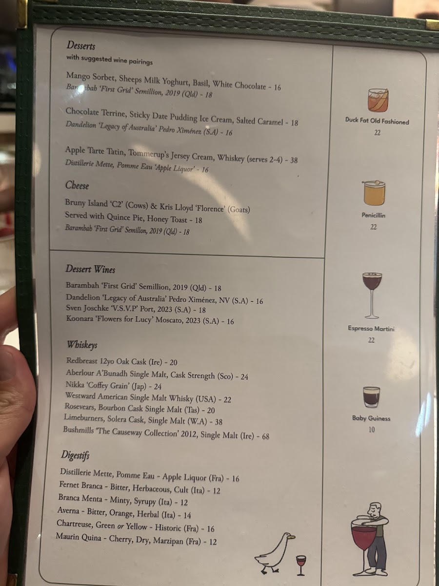 Clarence Restaurant Photo Menu 4
