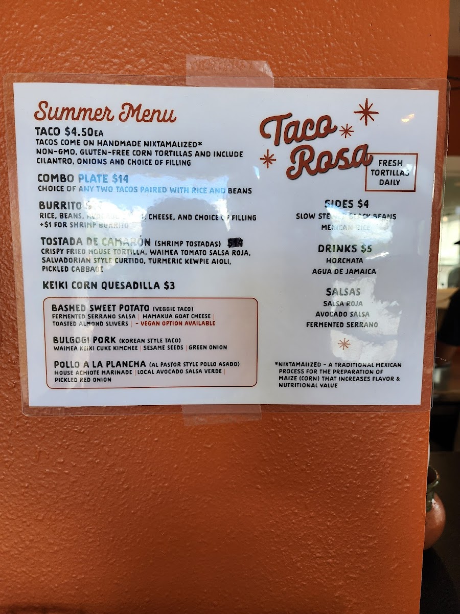 Taco Rosa Photo Menu 5