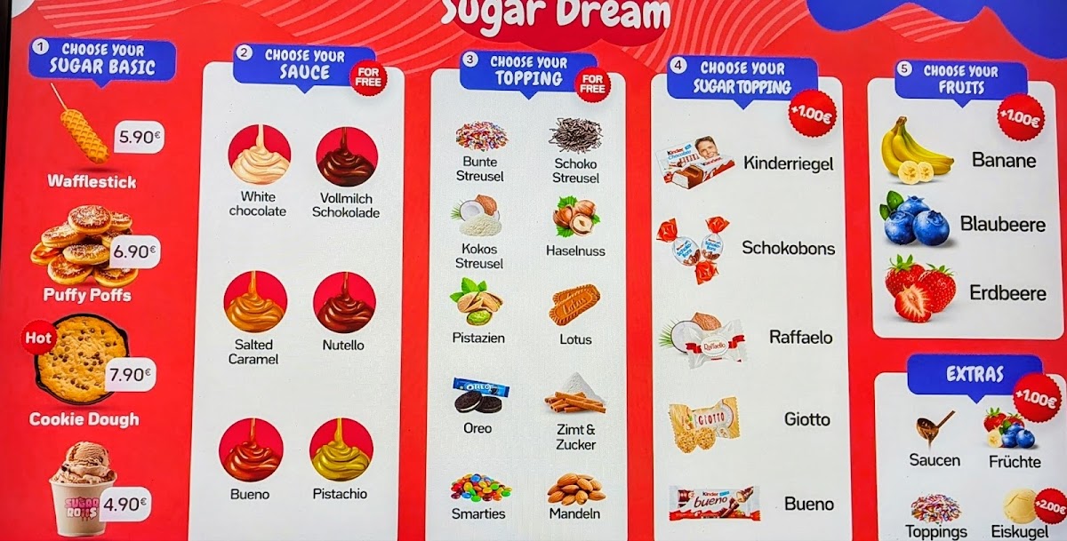 Sugar Rolls Photo Menu 2